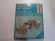 1974 1990 Haynes Volvo 240 Series Automotive Repair Manual STAINED WORN DEAL