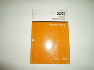 1989 Case 1187C Feller Buncher Operators Manual WORN FACTORY OEM BOOK 89 DEAL
