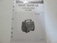 1998 Honda EX1000 Generator Service Repair Shop Manual Supplement Factory OEM