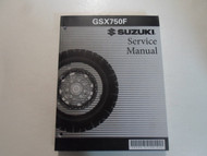 1999 Suzuki GSX750F Service Repair Shop Manual FACTORY Brand New 1999 