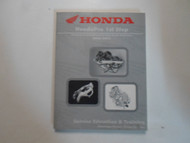 2000 2001 Honda HondaPro 1st step service education & Training Manual STAINED 