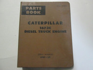 Caterpillar 1637C Diesel Engine Truck Parts Catalog Manual Factory OEM 69D1-UP