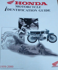 1965 1966 1967 1968 1969 1970 Honda Motorcycle Identification Guide Manual NEW