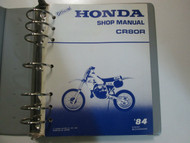 1984 Honda CR80R Service Shop Repair Manual FACTORY DEALERSHIP BOOK BINDER 84