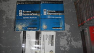 1996 Chevy EXPRESS VAN Service Repair Shop Workshop Manual Set W Preliminary