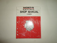 1999 Honda Engines GXH50 Shop Service Manual FACTORY OEM BOOK 99 DEALERSHIP 