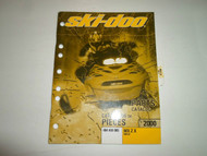2000 Ski Doo MX Z X 440 LC Parts Catalog Manual FACTORY OEM BOOK 00 484400085***