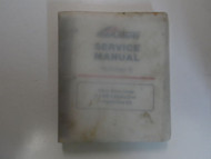 MerCruiser #6 Stern Drive Unit RMR Alpha 1 SS Service Manual BINDER STAINED OEM