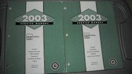 2003 Chevrolet Chevy MALIBU Service Shop Repair Workshop Manual Set FACTORY OEM 