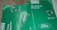 2004 Ford ESCAPE Service Shop Repair Workshop Manual Set W Wiring Diagram OEM