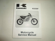 2011 Kawasaki KX250F KX 250 F Motorcycle Service Repair Shop Manual FACTORY NEW 
