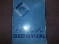 1970 GM Cadillac Eldorado DeVille Fleetwood Service Shop Repair Manual NEW