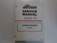 MerCruiser # 19 Marine Engines V-8 V8 Diesel Service Repair Manual FACTORY OEM