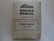 MerCruiser # 13 Marine Engines GM 4 Cylinder Service Repair Manual WORN FACTORY