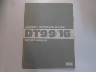 1981 Suzuki Outboard Motor DT9.9/16 Service Shop Repair Manual FACTORY BOOK 81