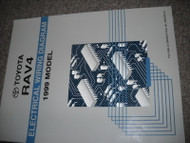 1999 Toyota RAV4 RAV 4 Electrical Wiring Diagram Service Shop Manual EWD OEM