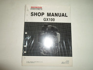 2002 Honda Engines GX100 Shop Manual NEW FACTORY OEM BOOK 02 DEALERSHIP 