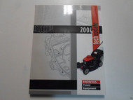 2004 Honda Power Equipment Technical Update Manual FACTORY OEM DEALERSHIP 