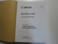 Caterpillar 950 Wheel Loader Parts Book Powered by 3304 Engine CATERPILLAR X