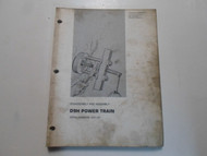 Caterpillar D9H Power Train Disassembly & Assembly Manual STAINED FACTORY OEM 