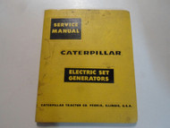 Caterpillar Generator for Diesel Electric SETS Service Repair Shop Manual 5V SET