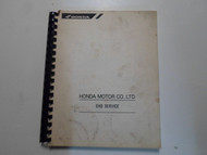 Honda Service Data Manual MTX50 NB50 NE50 NH50/80 PX PXR50 SA50 VISION TRX70 