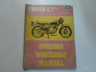 1971 Haynes Honda 4 500 350 All Models 4 CYL 498cc 347cc Owners Workshop Manual