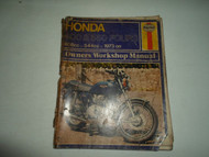 1973 Haynes Honda 400 550 FOURS 408cc 544cc Owners Workshop Manual DAMAGED STAIN