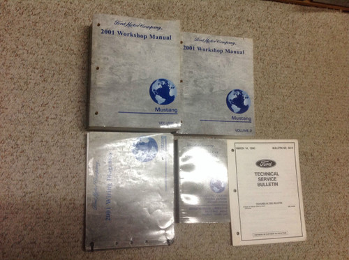2001 Ford Mustang Gt Cobra Mach Service Shop Repair Manual
