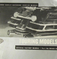 2002 Harley Davidson TOURING MODELS Service Shop Repair Workshop Manual NEW 2002