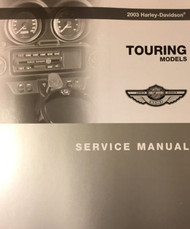 2003 Harley Davidson TOURING MODELS Service Shop Repair Workshop Manual NEW 2003