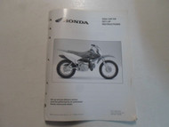 2004 Honda CRF70F Set Up Instructions Manual LOOSE LEAF MINOR WEAR 04 OEM DEAL