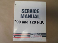 Force Outboards 90/120 HP 90 120 Service Shop Repair Manual Boat US Brunswick