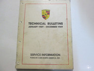 1989 Porsche Technical Bulletins Service Information Manual Factory OEM Used