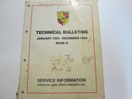 1994 Porsche Technical Bulletins Service Information Manual Factory OEM Book