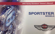 2003 Harley Davidson Sportster Owners Operators Owner's Manual FACTORY Brand New