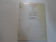 1995 Porsche 911 Carrera Carrera 4 Service Information Manual STAINED WORN OEM