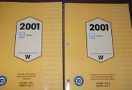 2001 GM Oldsmobile INTRIGUE Service Shop Workshop Manual Set 01 OEM FACTORY 