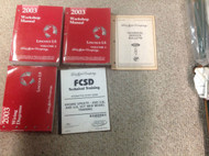 2003 LINCOLN LS Service Shop Repair Manual Set OEM W EWD & Training Book + Bulle