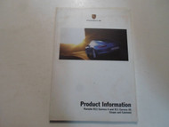 2005 Porsche 911 Carrera 4 4s Coupe Cabriolet Product Information Manual STAINED