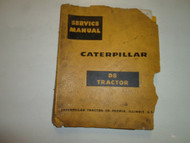 Caterpillar D8 Tractor Service Manual DAMAGED CATERPILLAR USED OEM d8 CAT DEAL