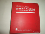 1986 Suzuki VS700GL Service Repair Manual BINDER STAINED FACTORY OEM DEALERSHIP
