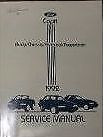 1992 FORD Mercury Capri Service Repair Workshop Shop Manual Set W Transaxle Book