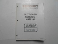1996 Mercury HI Performance 2.5 Models Outboard Service Shop Manual OEM 96