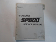 1984 Suzuki SP600 Service Shop Repair Manual LOOSE LEAF STAINED FACTORY OEM DEAL
