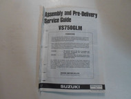 1990 Suzuki VS750GLM Assembly Pre-Delivery Service Guide Manual WORN OEM DEAL 90