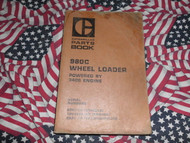 Caterpillar 980C Wheel Loader Part Book 63X1 &up 3406