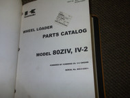KAWASAKI 80 ZIV 80ZIV IV-2 ENGINE CUMMINS C8 3-C Parts Catalog Manual 80C3-5301