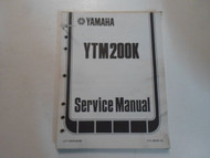 1982 Yamaha YTM200K Service Repair Manual LOOSE LEAF STAINED FACTORY OEM BOOK 82