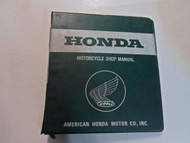 1984 1985 Honda ATC200M Service Shop Manual BINDER STAINED WATER DAMAGED FACTORY